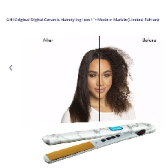 chi tourmaline ceramic flat iron - 1 - modern marble ++ FREE Case 🆕📦⌚🏃🏻💨⚡🚚 - Picture 11 of 16